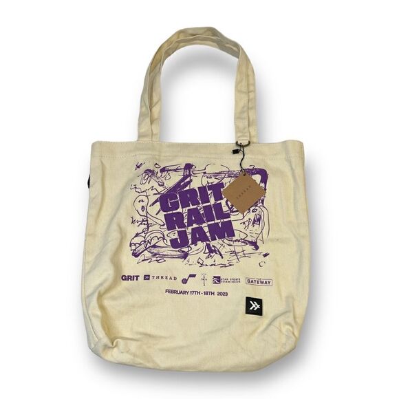 Thread Canvas Reusable Bag - Picture 1 of 6